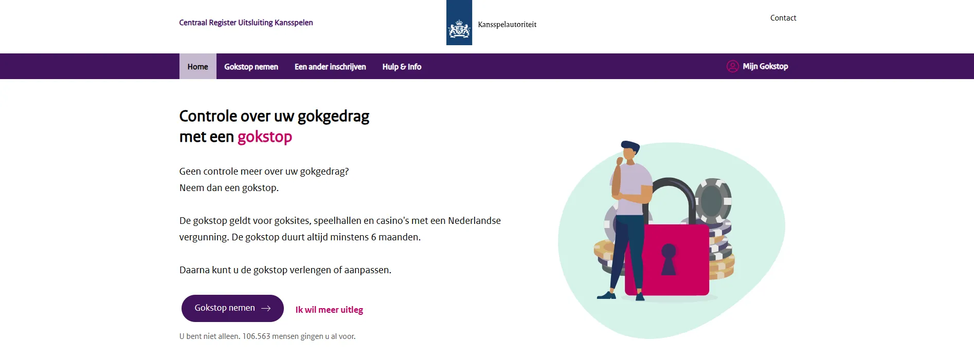 Jezelf uitsluiten met CRUKS