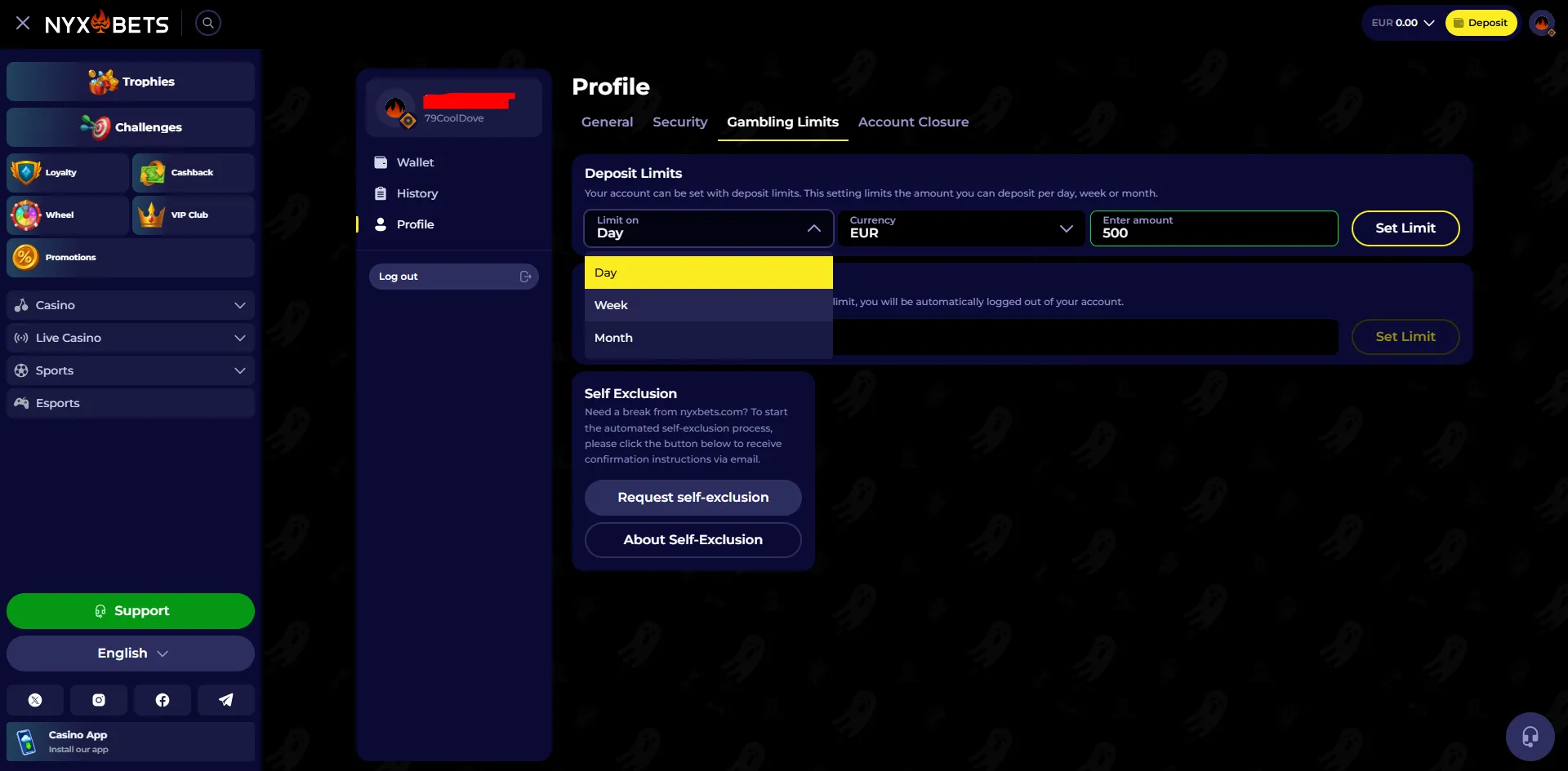 speellimieten instellen 4