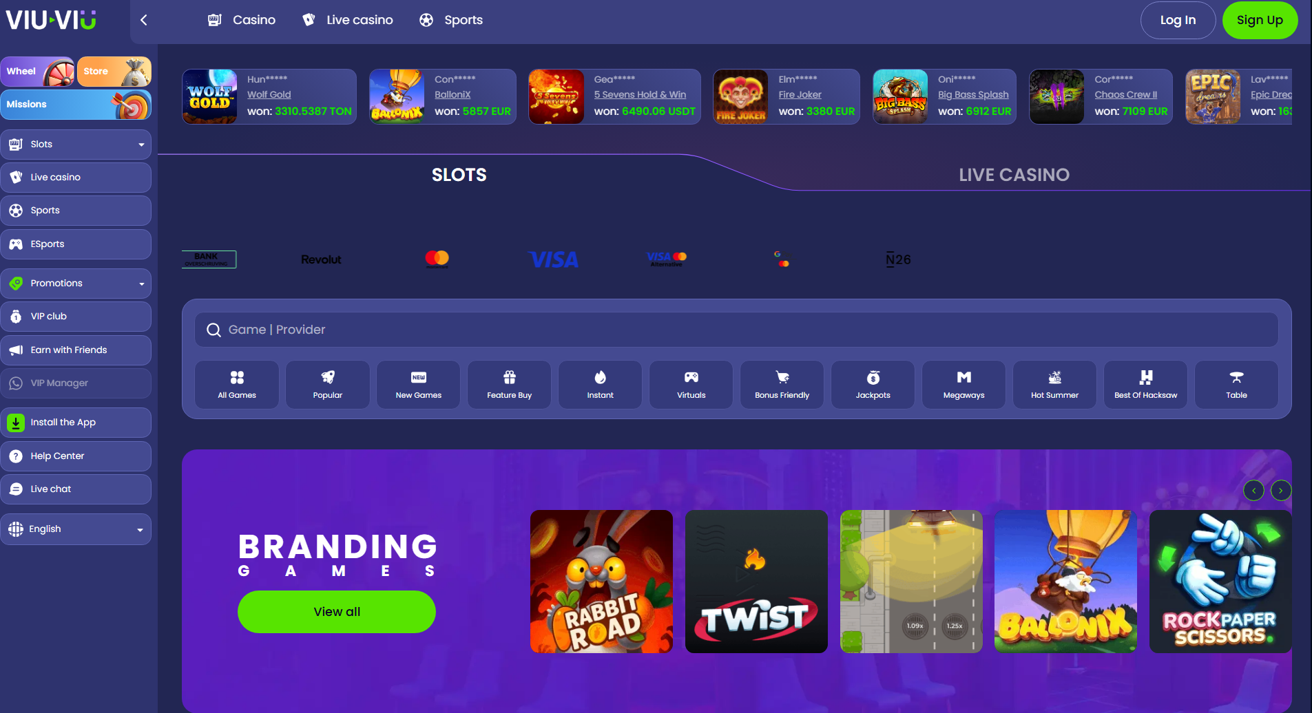 viu-viu casino bonus